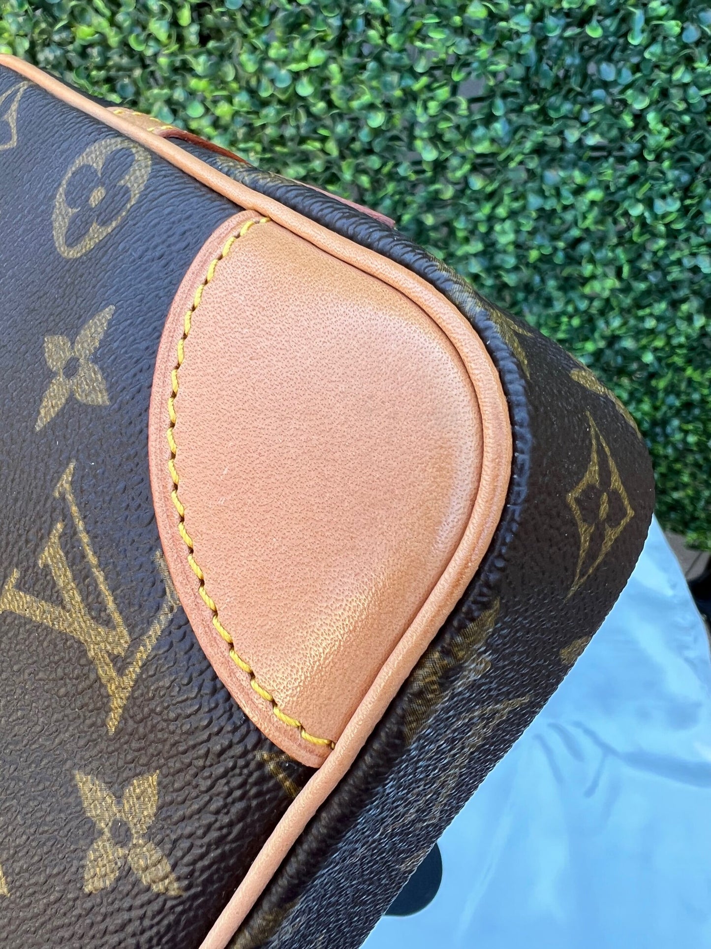 Authentic Preowned LV Monogram Pochette Marley Dragonne GM Clutch