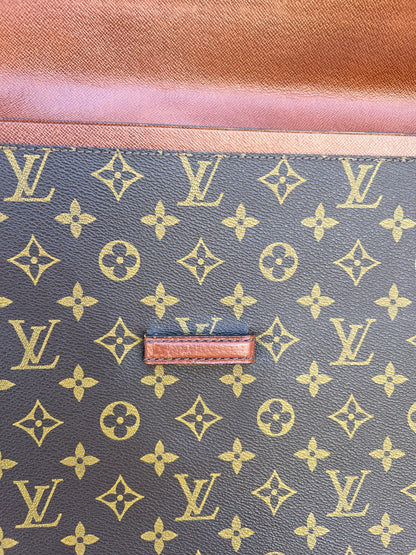 Vintage Monogram Ministre Document Holder