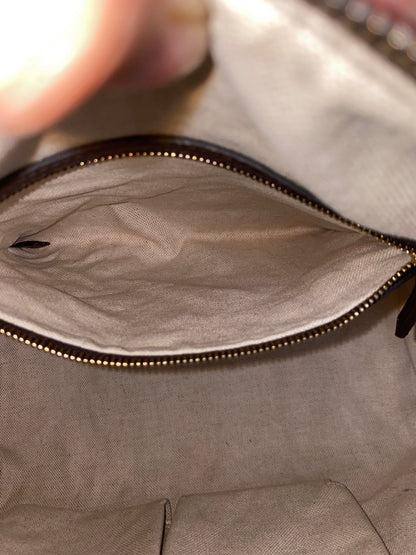 Gucci Boston Bag Medium Beige Red/Green Trim