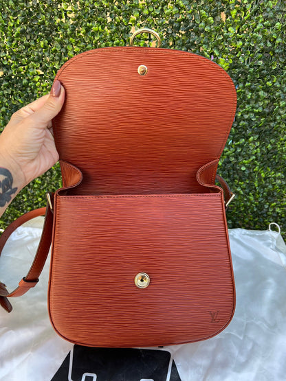 Authentic Preowned Louis Vuitton Kenyan Fawn Epi Saint Cloud GM Bag