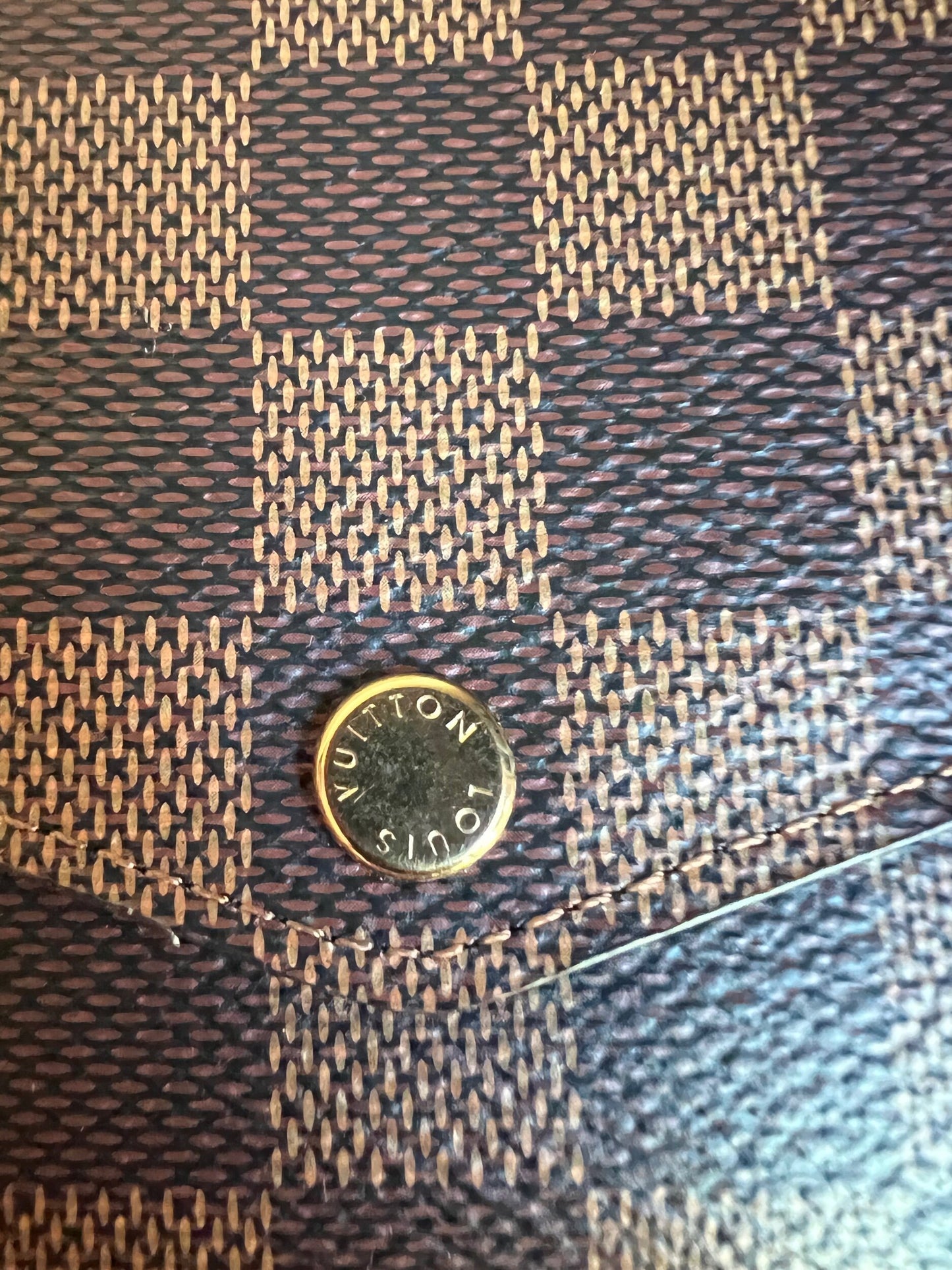 Sarah Wallet Damier Ebene Canvas