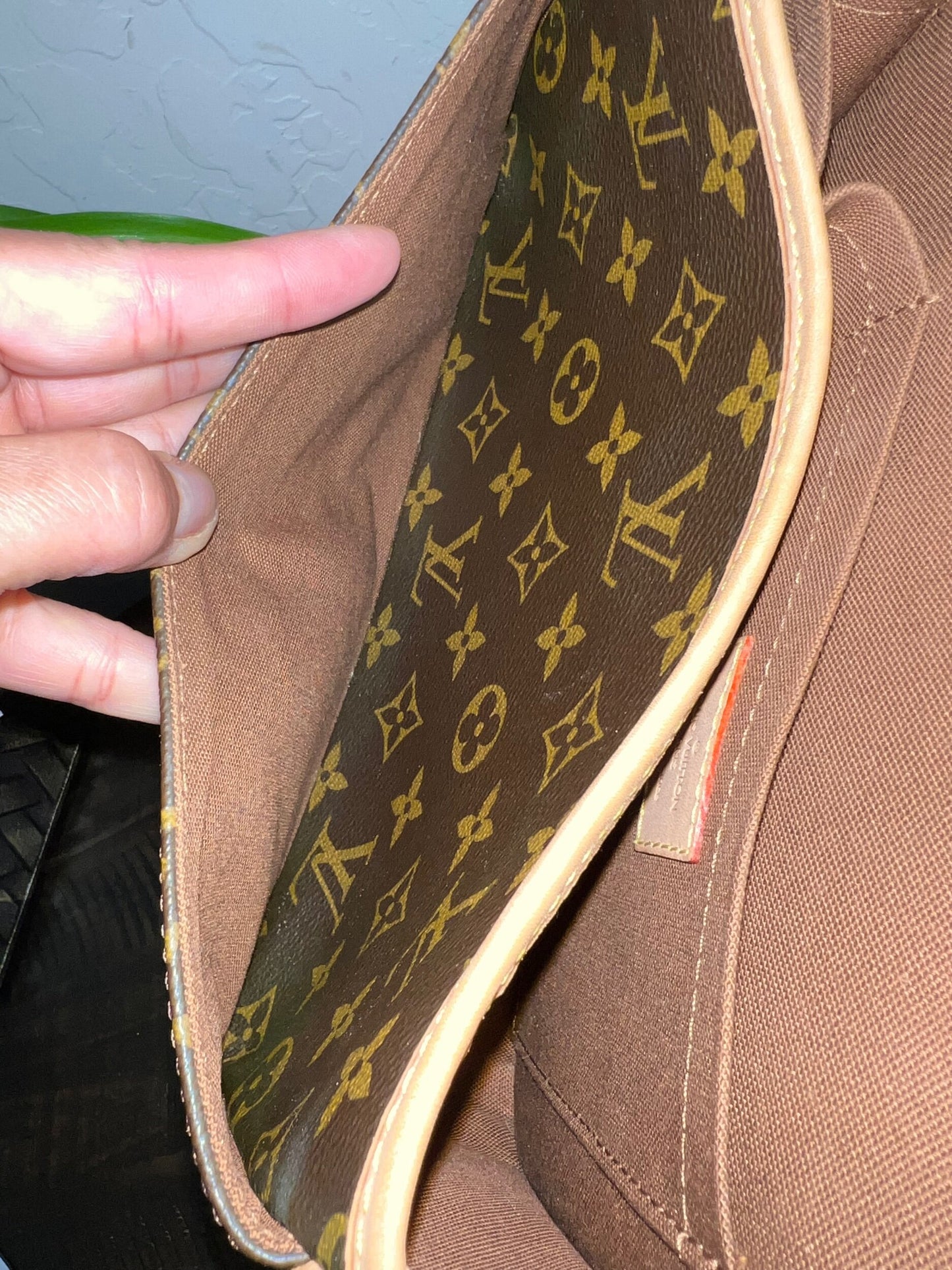 Sologne Adjustable Monogram Canvas Crossbody Bag