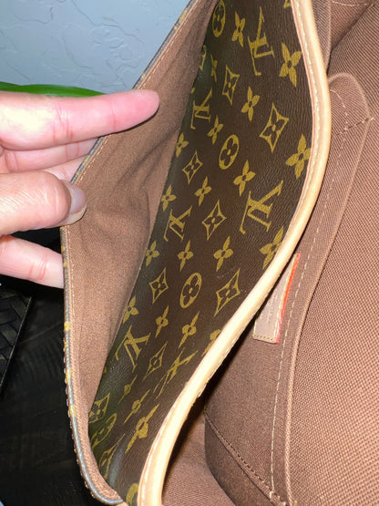 Sologne Adjustable Monogram Canvas Crossbody Bag