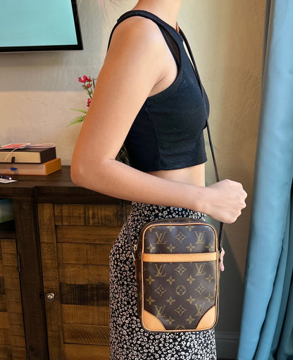 Danube PM Monogram Crossbody Bag