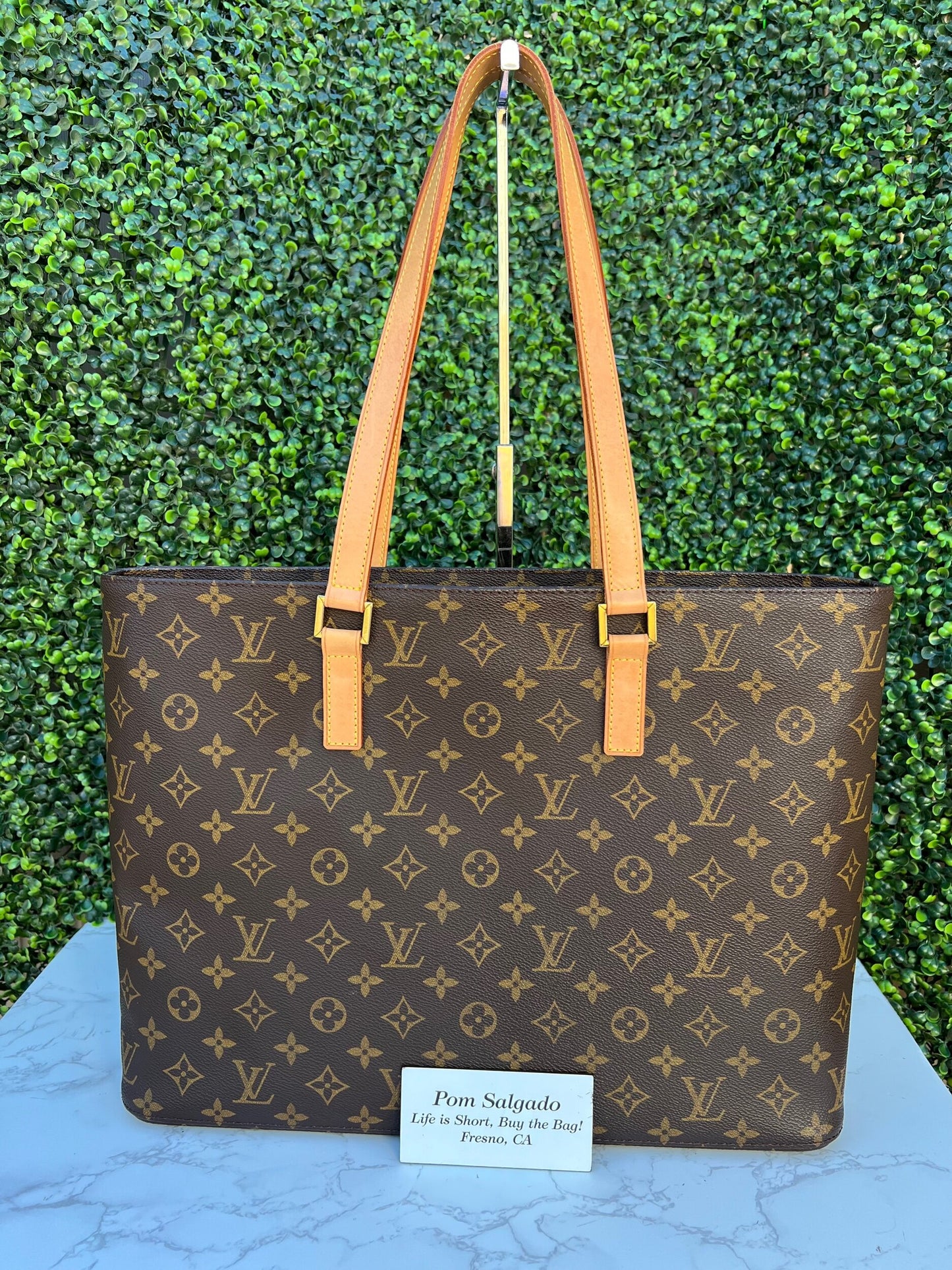 Authentic Preowned LV Monogram Luco Tote