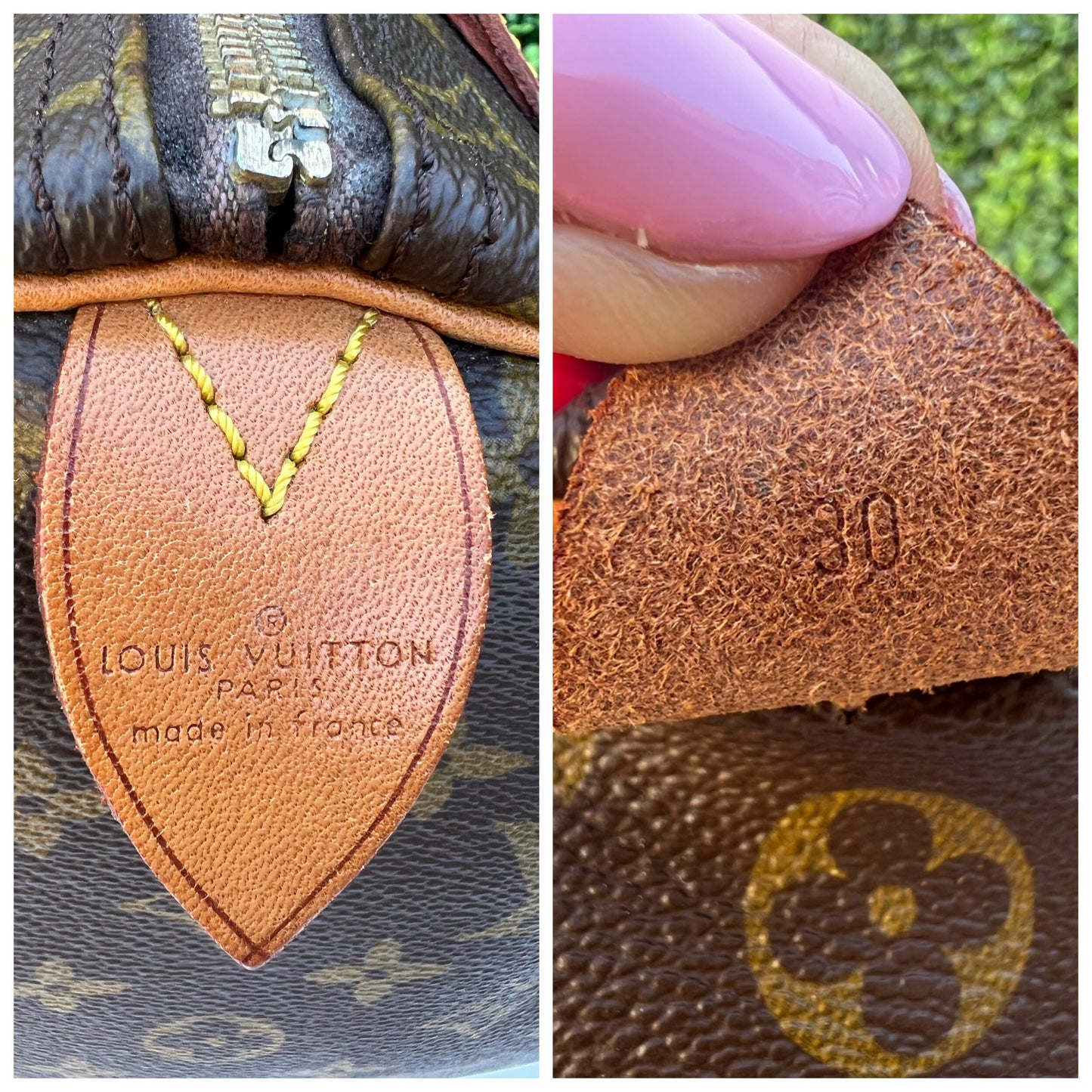 Authentic Preowned LV Vintage Monogram Speedy 30 Bag