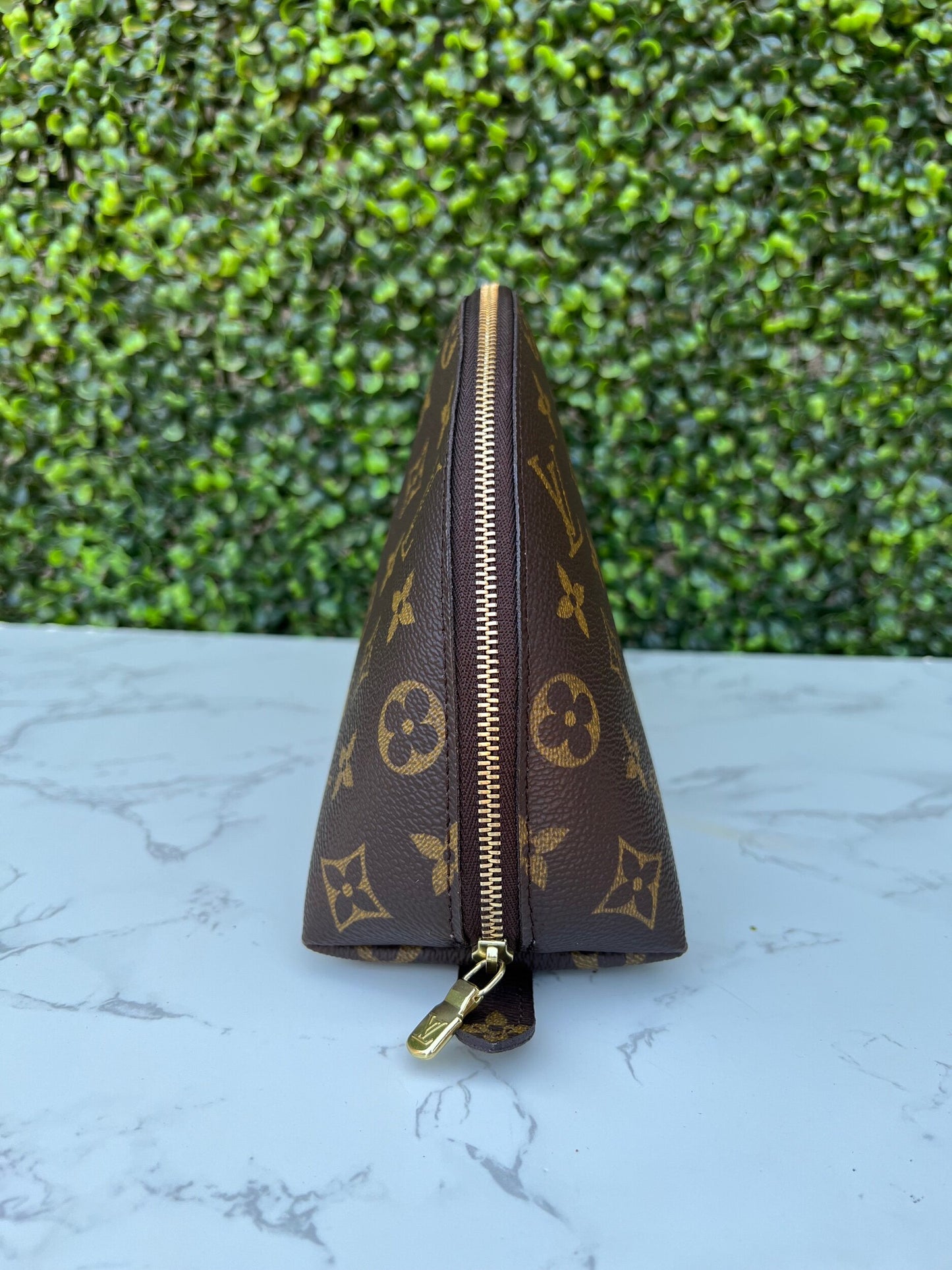 Trousse Demi Ronde Cosmetic Pouch w/Insert Organizer