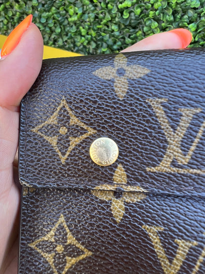 Authentic Preowned LV Accordion Monogram Canvas Clutch Wallet