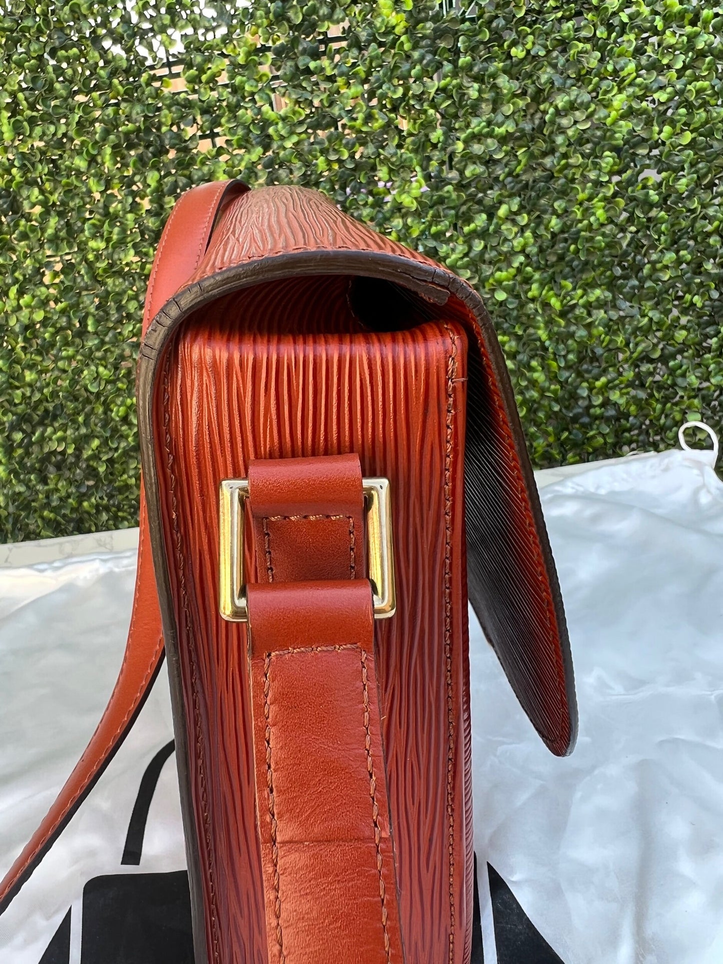 Authentic Preowned Louis Vuitton Kenyan Fawn Epi Saint Cloud GM Bag