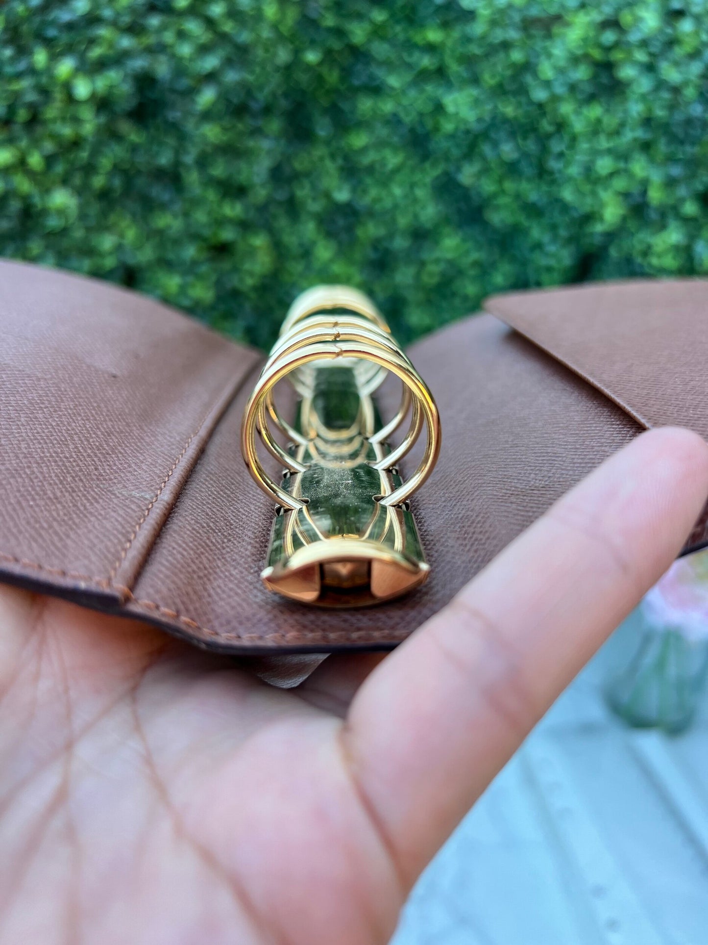 Authentic Preowned  LV Medium Ring Agenda MM