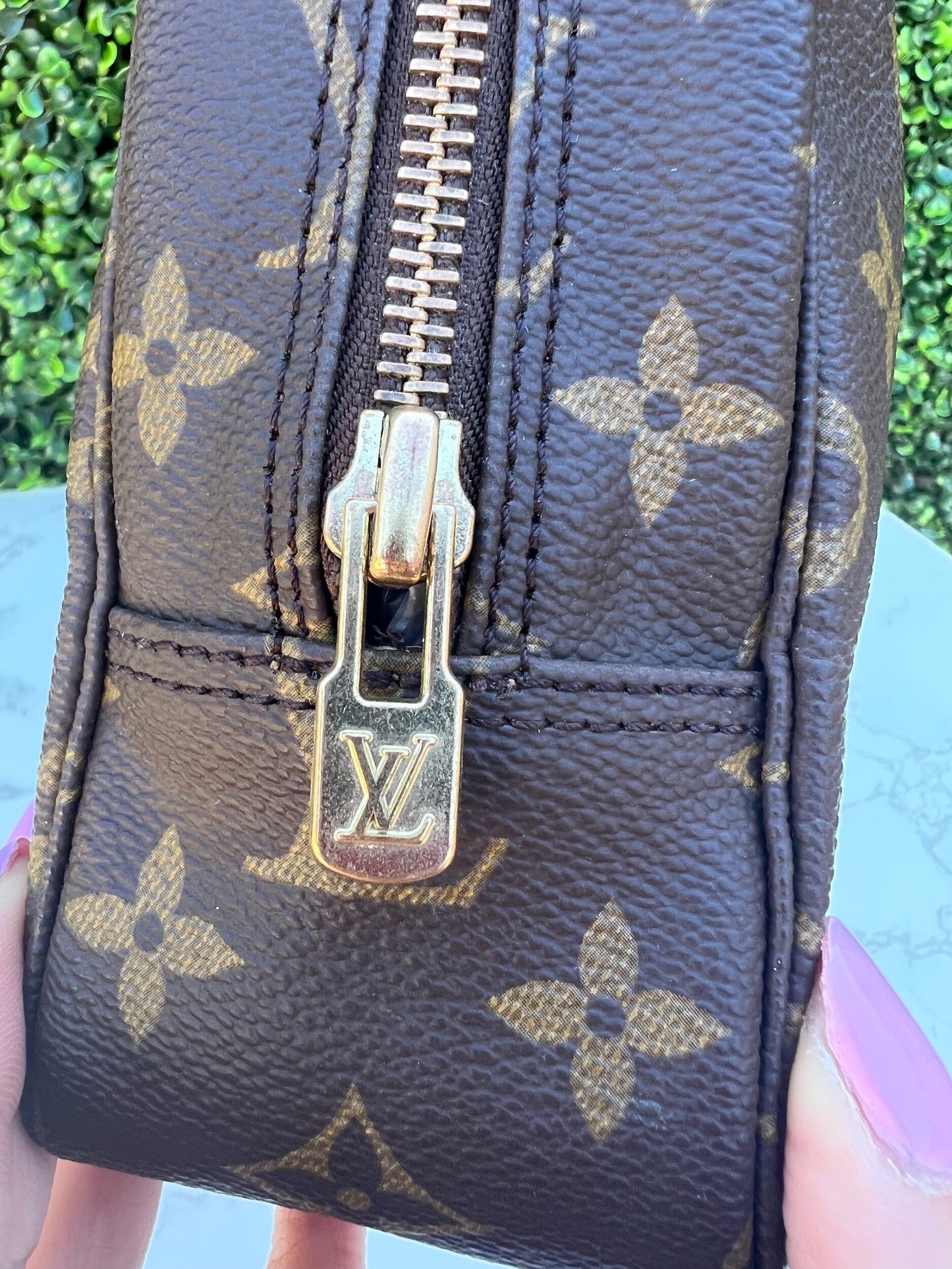 Authentic Preowned LV Monogram Trousse Toilette 23