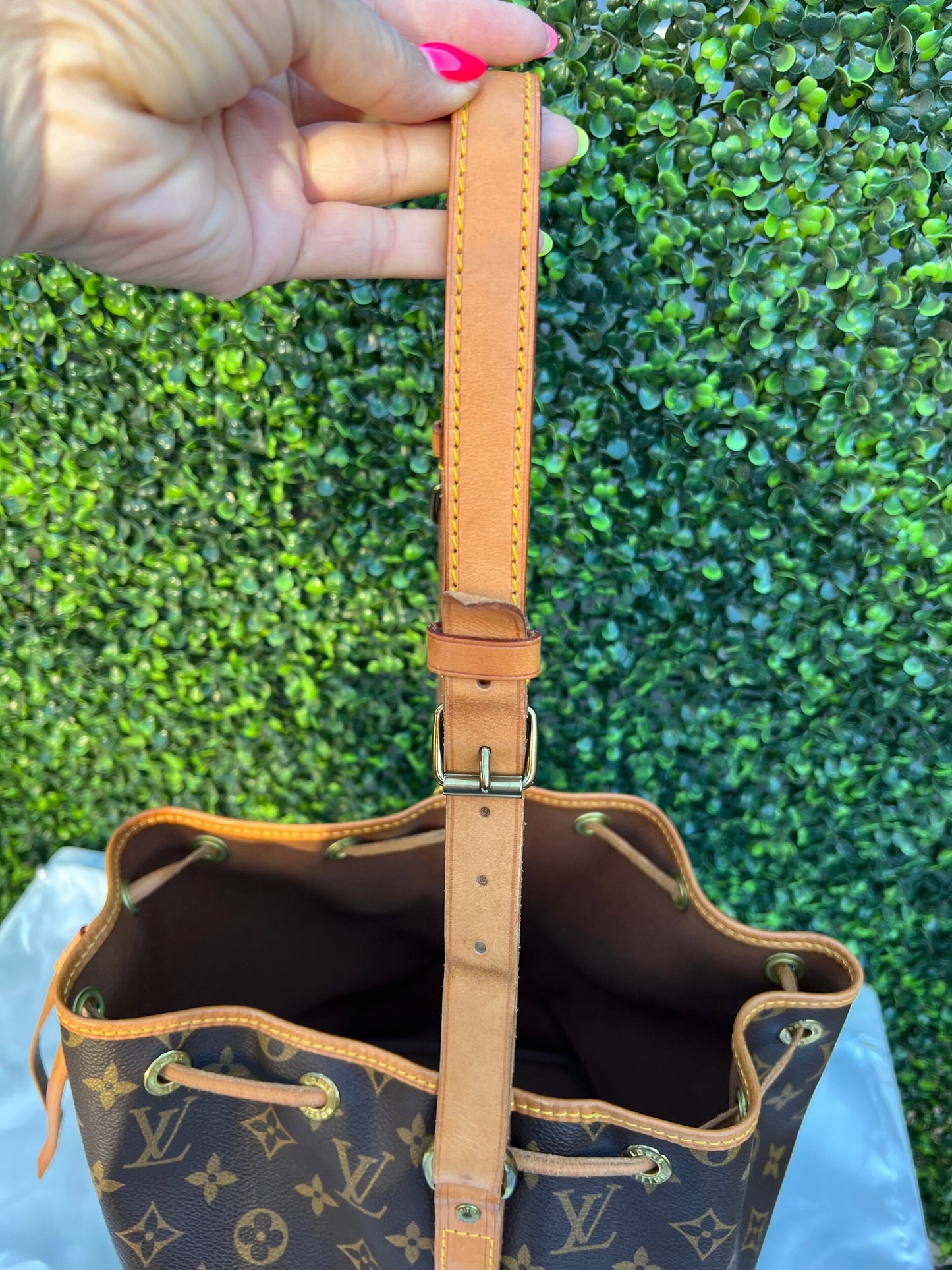 Authentic Preowned LV Vintage Monogram Petite Noe Bucket Bag