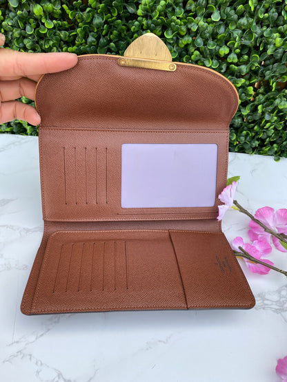 Eugenie Monogram Canvas Wallet