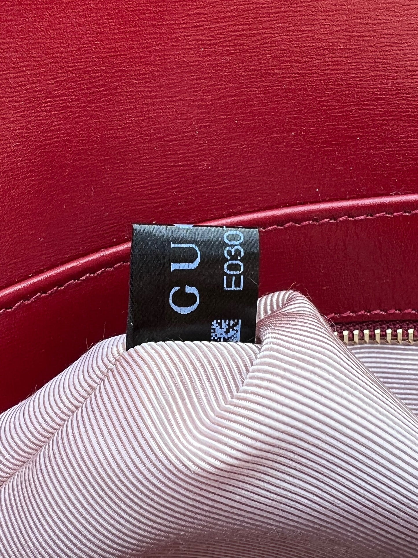 Arli Red Leather Crossbody Bag Vitello Palmellato Lux