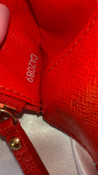 Authentic Preowned Louis Vuitton Insolite Monogram Canvas Wallet Red