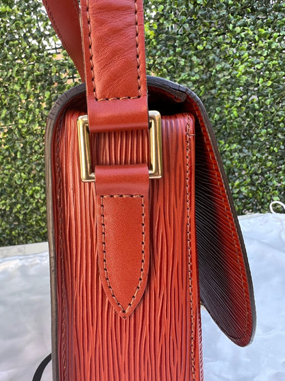 Authentic Preowned Louis Vuitton Kenyan Fawn Epi Saint Cloud GM Bag