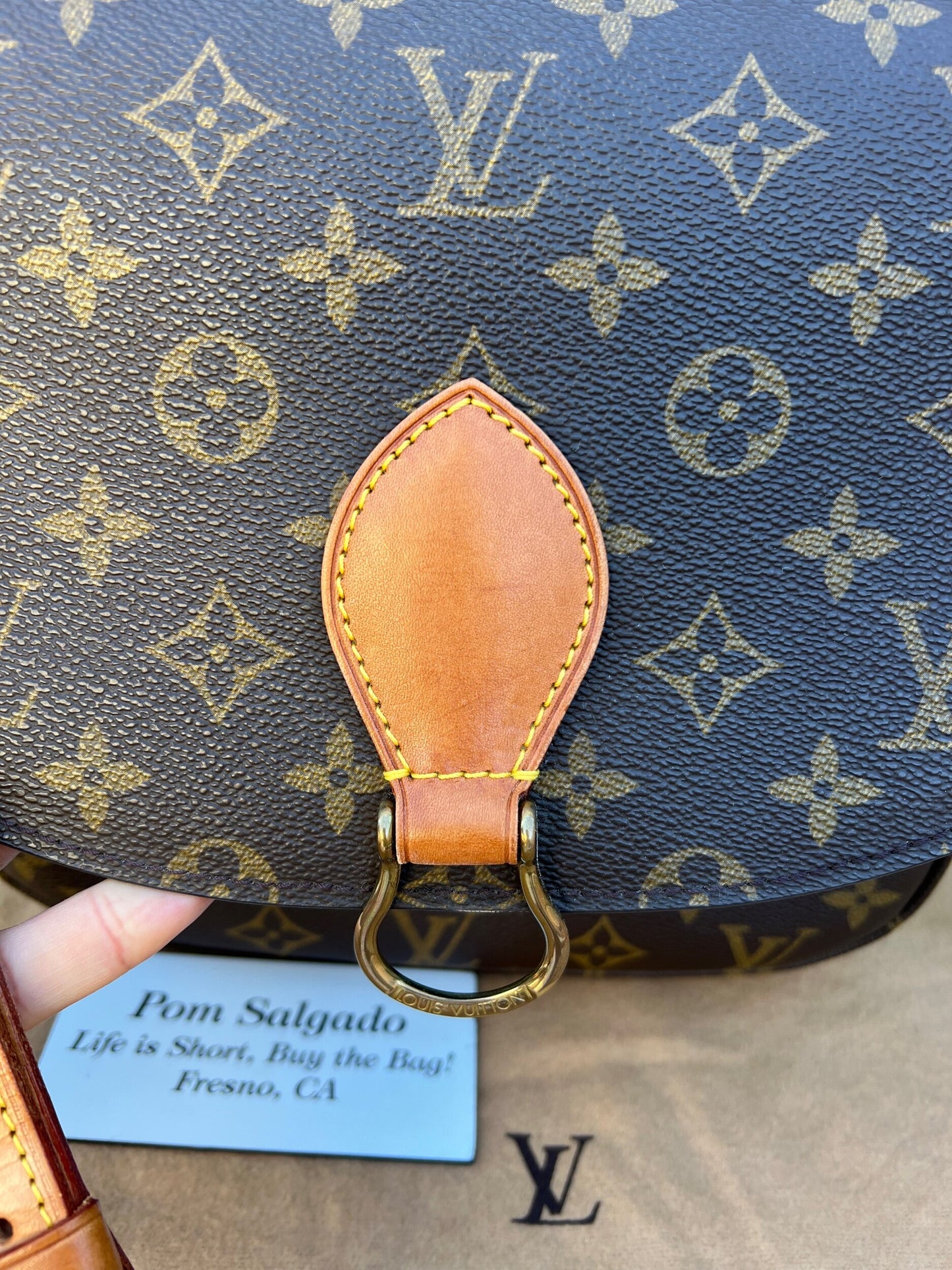 Authentic LV Monogram Saint Cloud GM Crossbody Bag