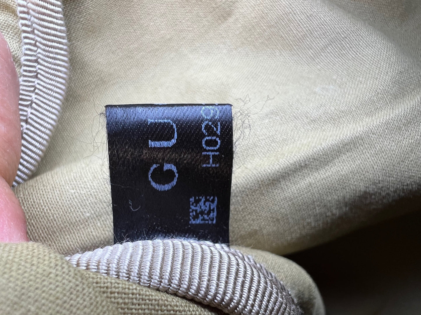 Web Beige Canvas Belt Bag