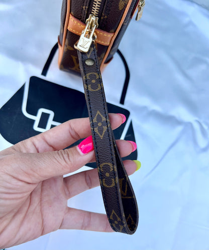 Authentic Preowned LV Monogram Pochette Marley Dragonne GM Clutch