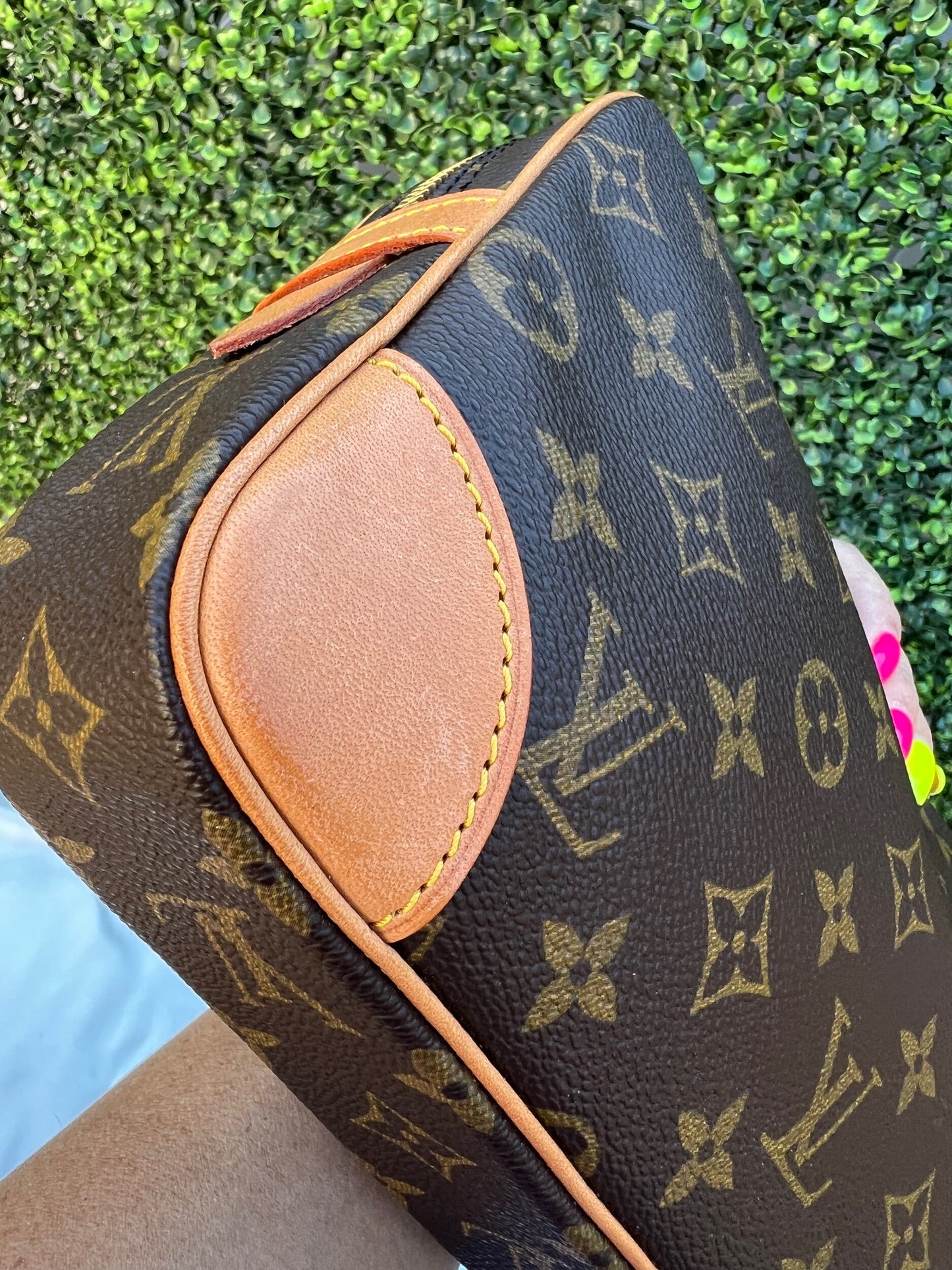 Authentic Preowned LV Monogram Pochette Marley Dragonne GM Clutch