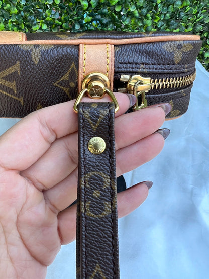 Authentic Preowned Louis Vuitton Marly Dragonne Clutch Monogram Canvas