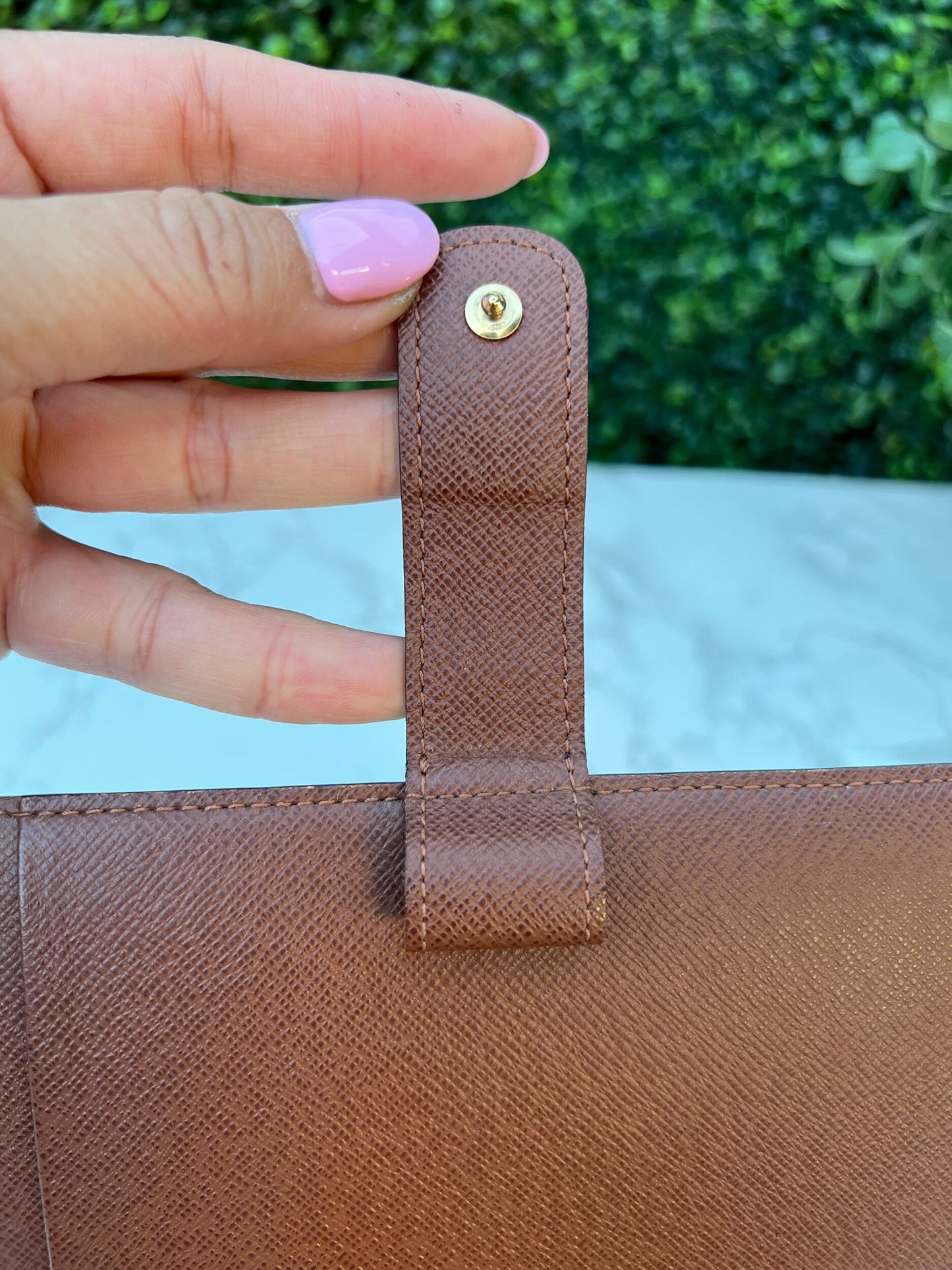 Authentic Preowned  LV Medium Ring Agenda MM