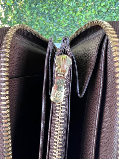 Authentic Preowned LV Organizer Zippy Wallet Damier Ebene