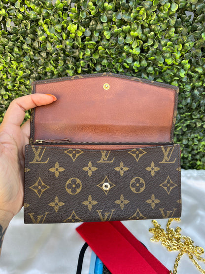 Authentic Preowned LV Vintage Bill Wallet with Wallet to Clutch/Crossbody Kit