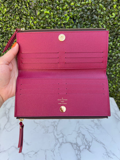Authentic Preowned Louis Vuitton Adele Monogram Canvas Wallet Fuchsia