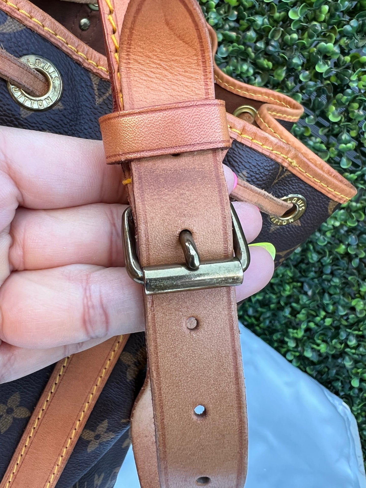Authentic Preowned LV Vintage Monogram Petite Noe Bucket Bag
