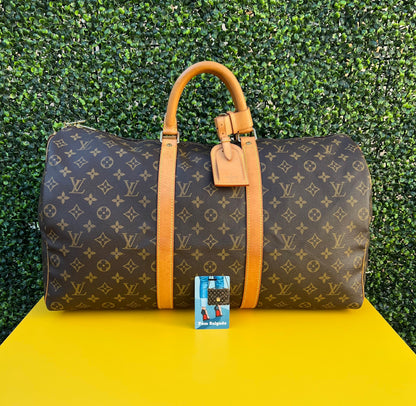 Authentic Preowned LV Keepall 50 Monogram Canvas Travel Bag