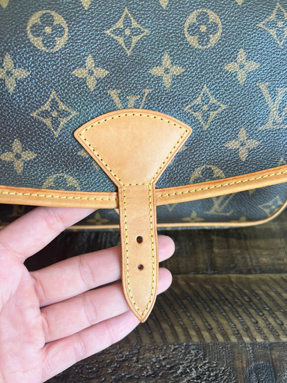 Sologne Adjustable Monogram Canvas Crossbody Bag