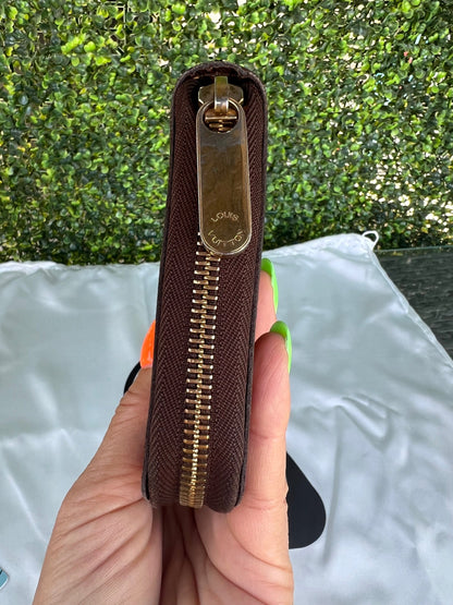 Authentic Preowned LV Organizer Zippy Wallet Damier Ebene