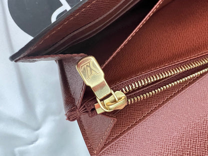 Authentic LV Sarah Monogram Wallet New Model with Crossbody Purse Insert Kit