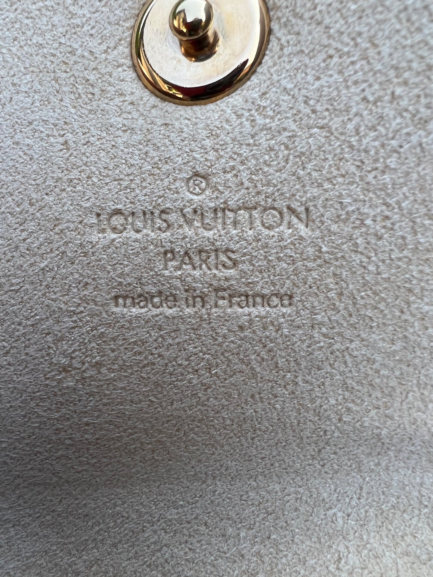 Authentic Preowned Louis Vuitton Monogram Canvas Cancun Pochette Bag.