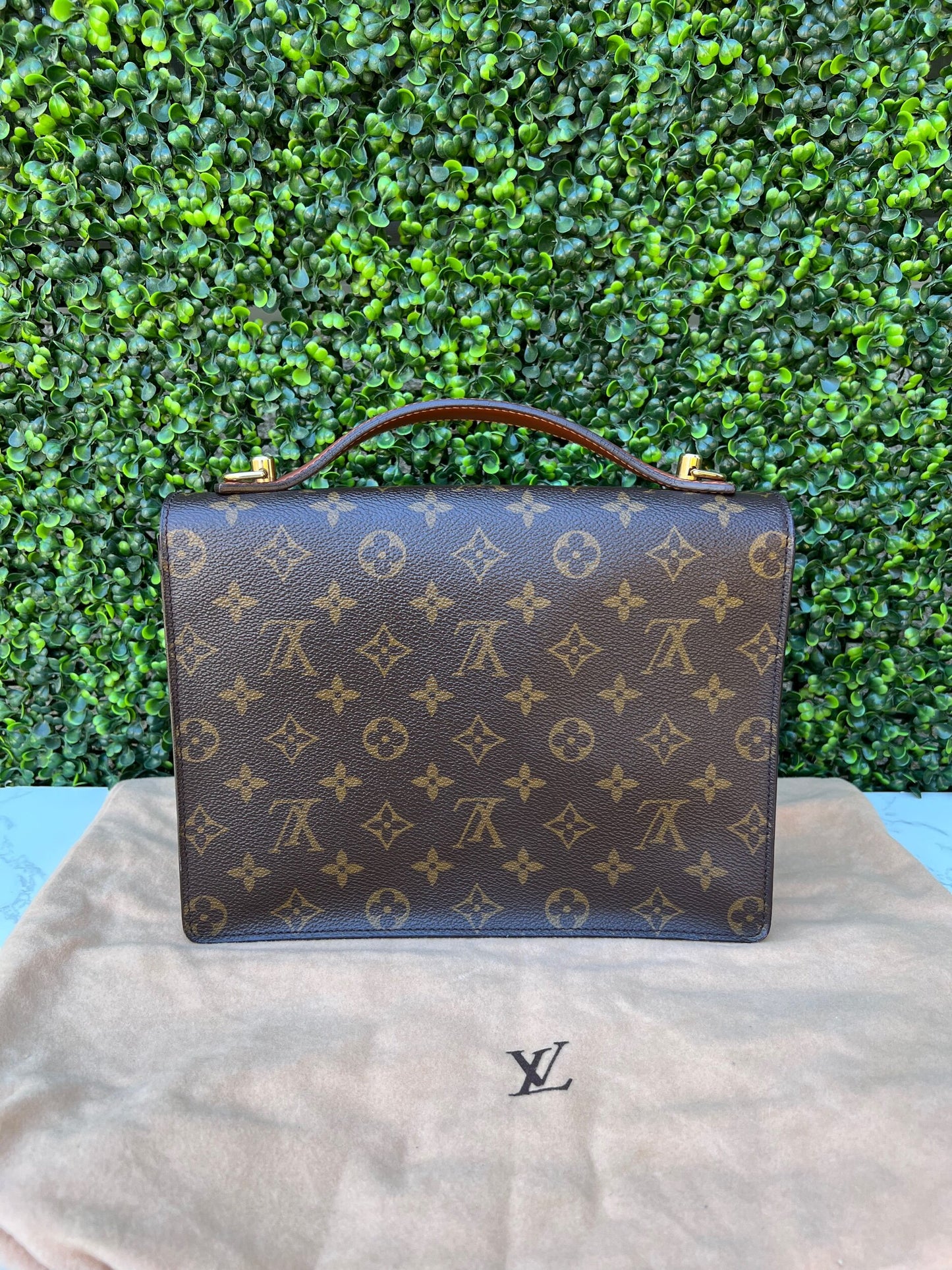Monogram Canvas Monceau 26 Briefcase Bag