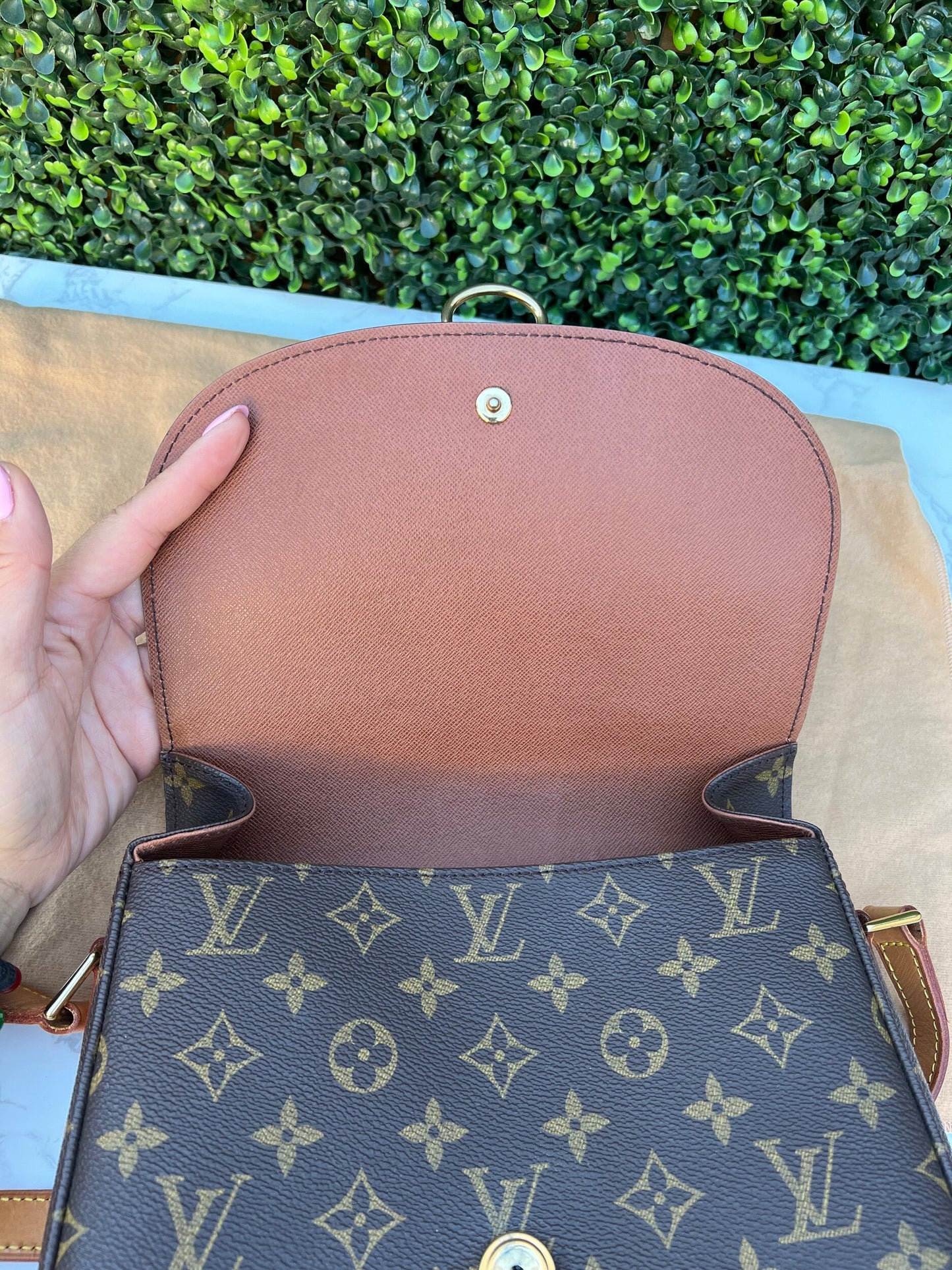 Authentic LV Monogram Saint Cloud GM Crossbody Bag
