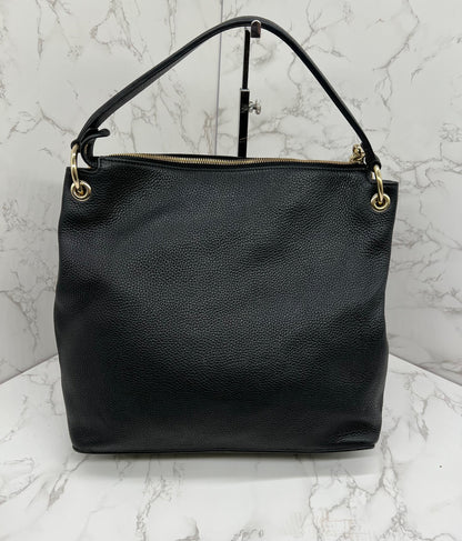 GG Pebbled Leather Soho Hobo Bag Red