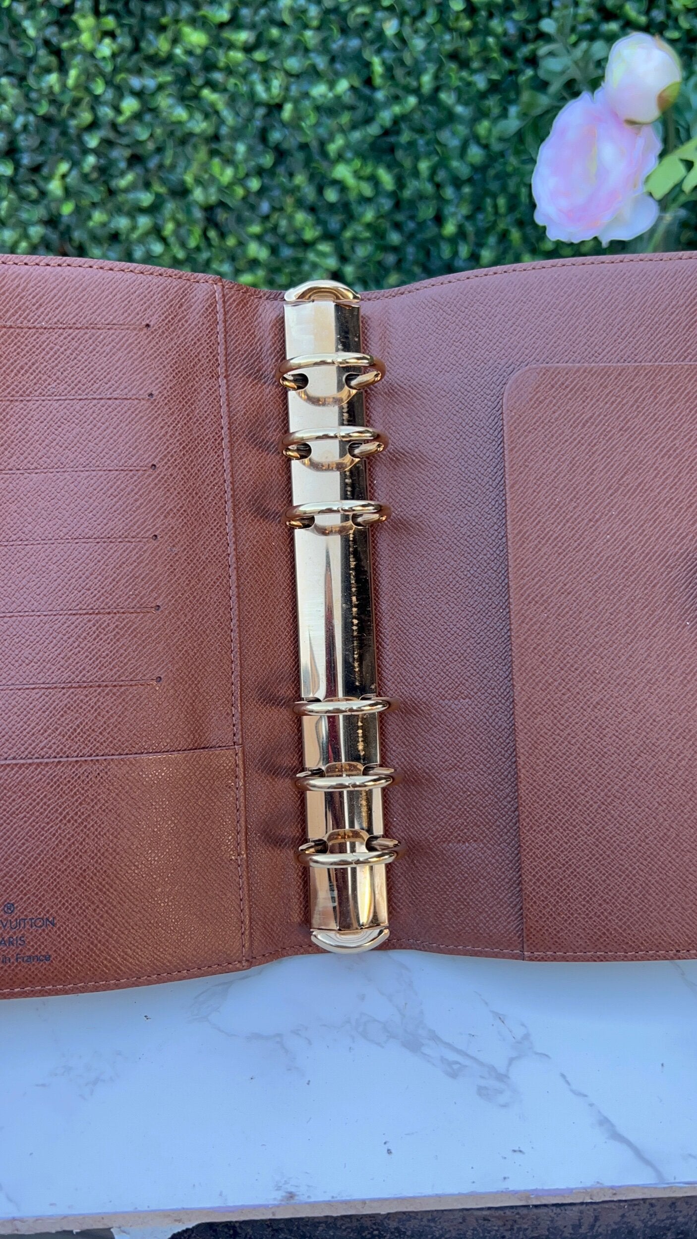 Authentic Preowned  LV Monogram Agenda MM Medium