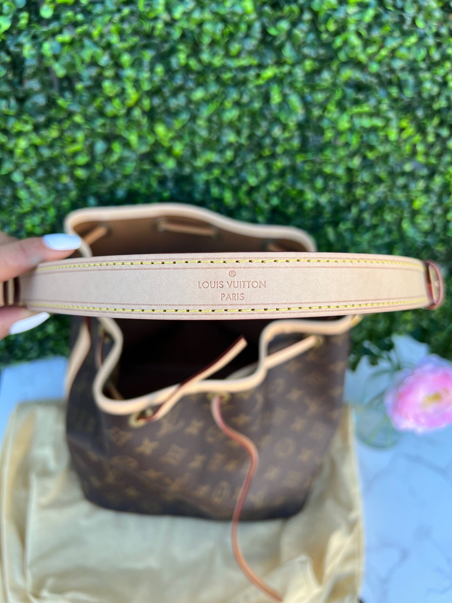 Vintage Petite Noe Monogram