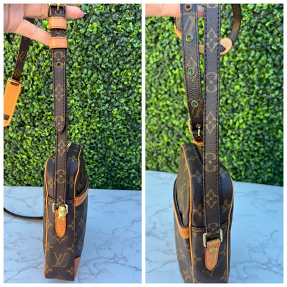 Authentic Preowned LV Danube PM Monogram Crossbody Bag
