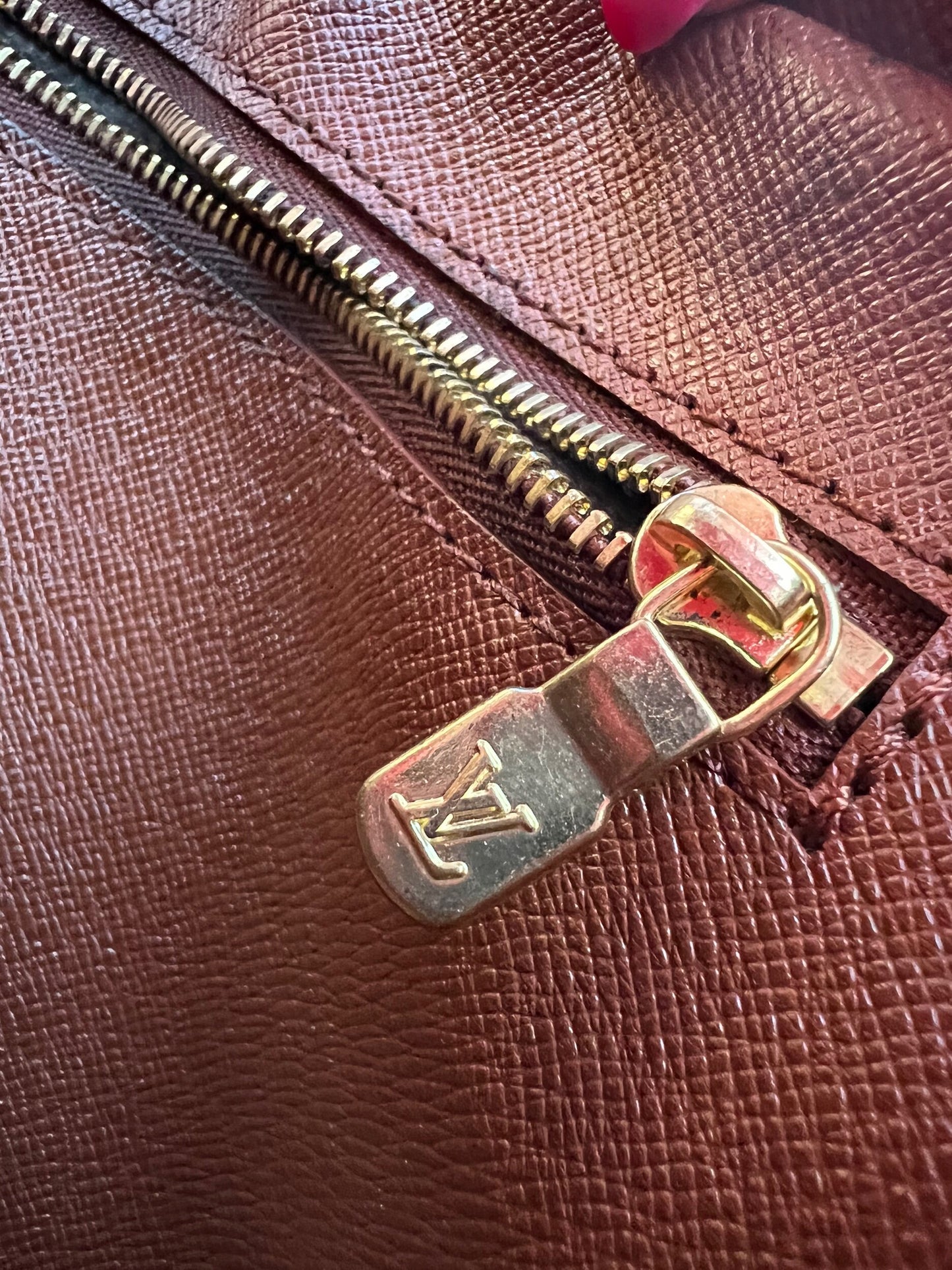 Authentic Preowned LV Monogram Pochette Marley Dragonne GM Clutch