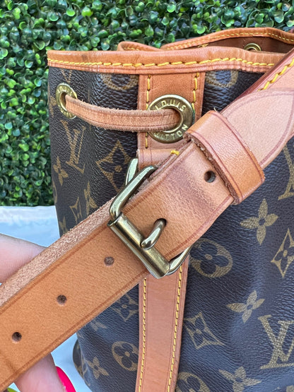 Authentic Preowned LV Vintage Monogram Petite Noe Bucket Bag
