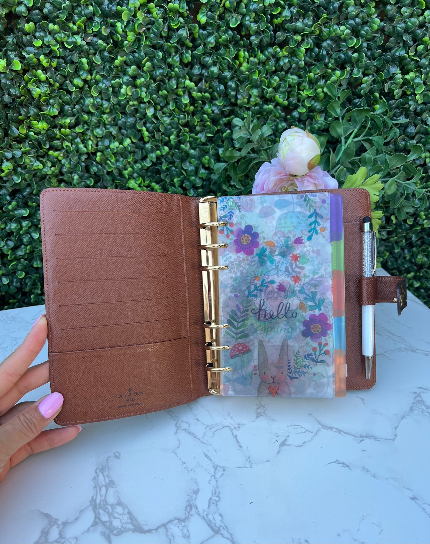 Authentic Preowned  LV Monogram Agenda MM Medium