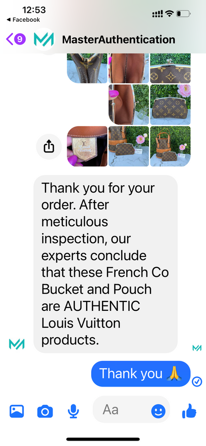 French Company Bucket Bag
