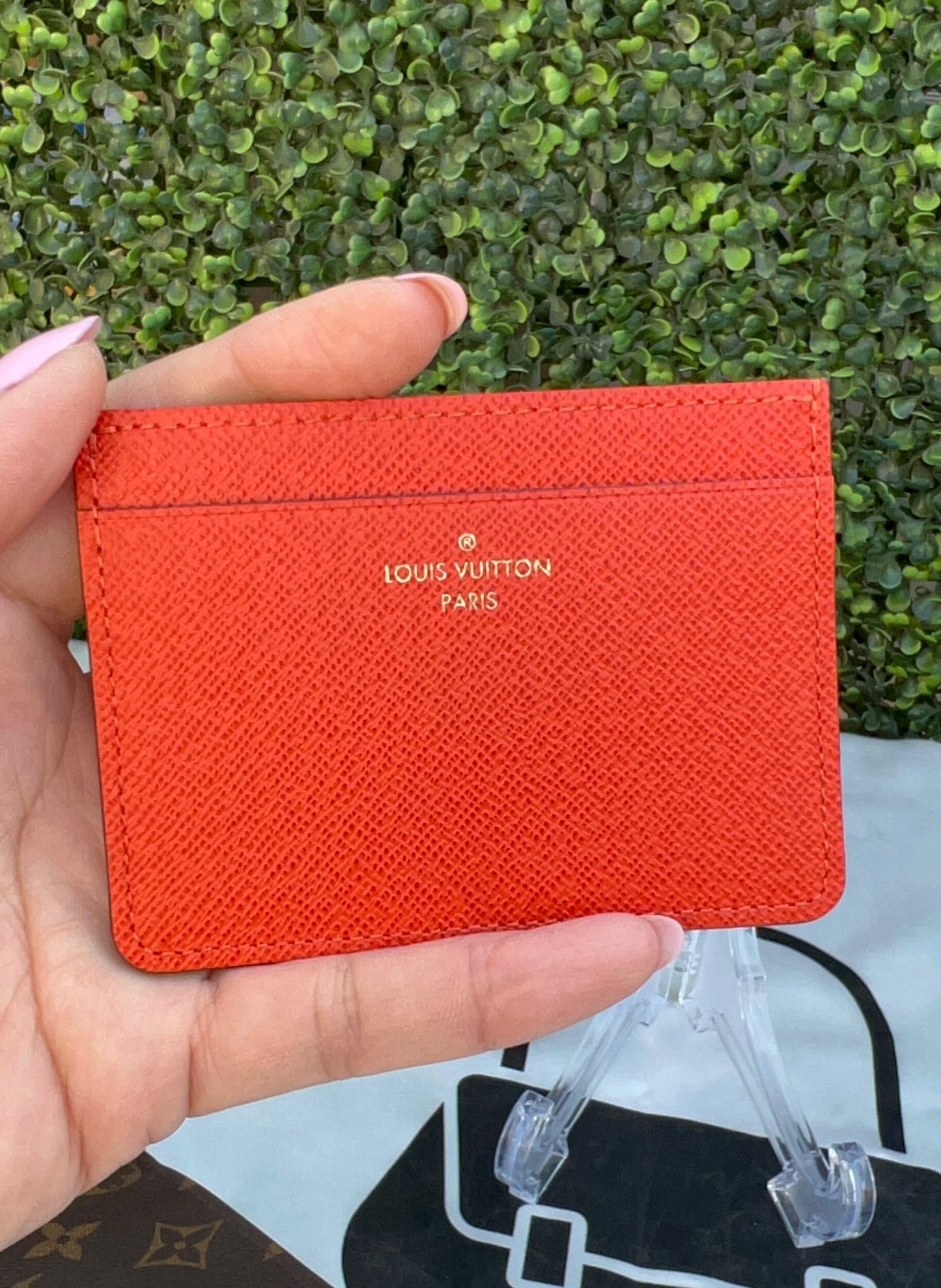 Authentic Preowned Louis Vuitton Jeanne Wallet Monogram Canvas Rose Ballerine with Card Case & Zip Pouch Inserts
