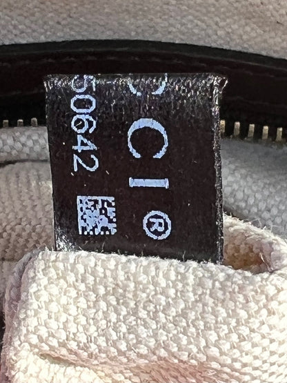 GG Vintage Web Medium Boston Dark Brown w/Strap