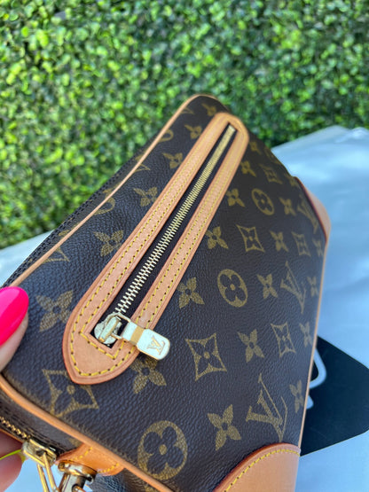 Authentic Preowned LV Monogram Pochette Marley Dragonne GM Clutch