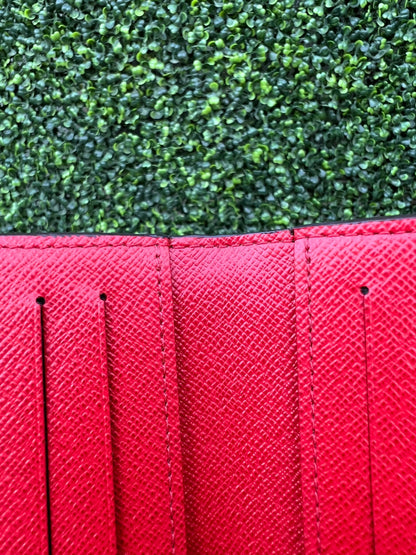 Adele Coquelicot Monogram Canvas Wallet