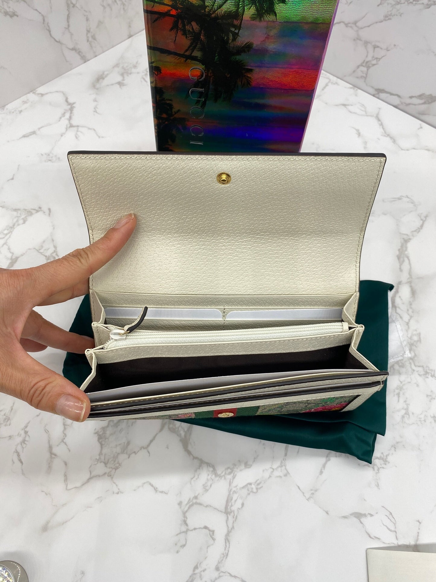 Flora Flap Continental Wallet